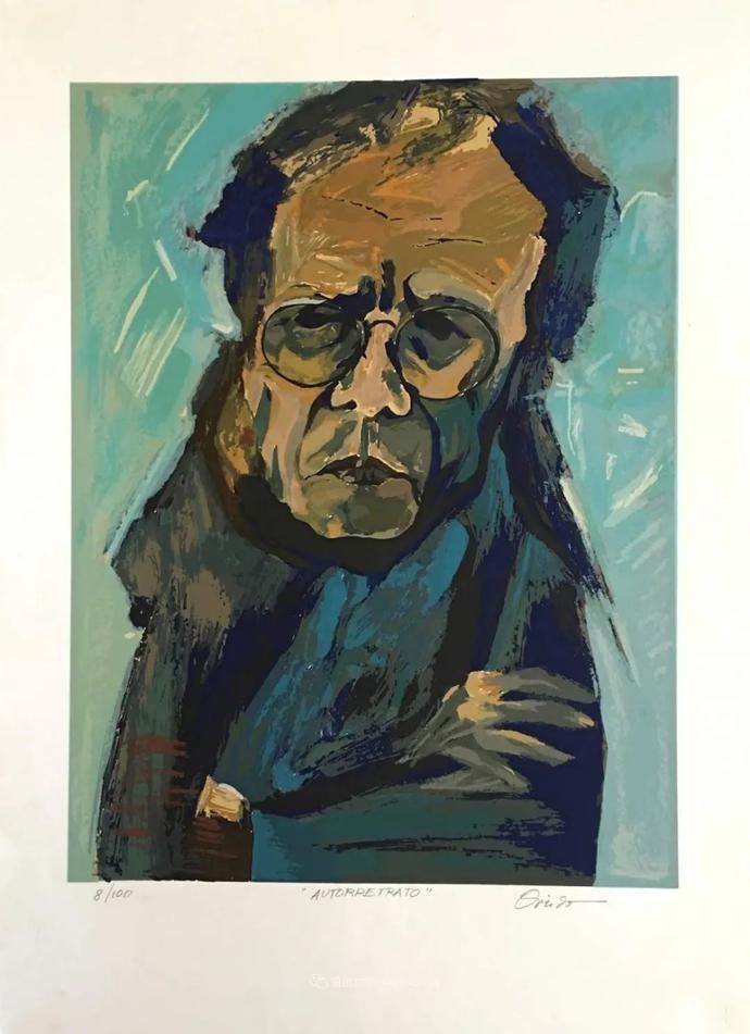  笔触|强烈的笔触和色彩，表现出韧性、肮脏及人性