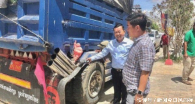  司机|柬埔寨一渣土车涉非法改装被扣，司机自称是老大