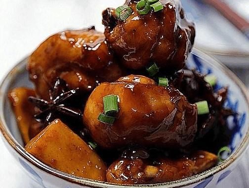  肉片|美食精选: 韭苔炒蛋、香菇炒肉片、猪肚墨鱼炖红枣 、红烧鸡块