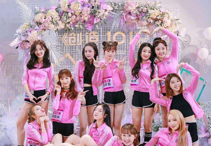  甜美|青春有你2和创造101主题曲A班合照，一个御姐团一个甜美系