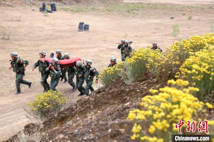 练兵|甘肃武警烈日大练兵 锤炼官兵野战反恐综合能力