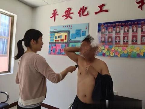  检测|化工社区为辖区吸毒人员进行毛发检测