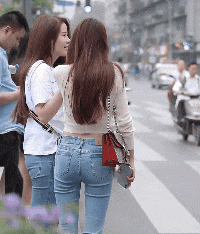 妹子|搞笑GIF:看来妹子你技术掌握得很好,你很棒