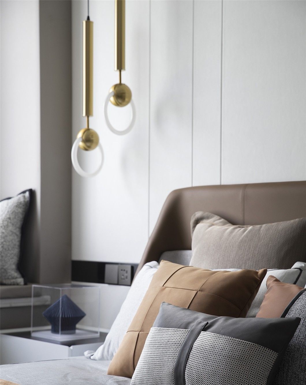  样板间|130㎡现代低奢风样板间, 柔和不乏雅致的高级感