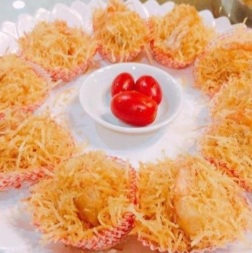 富贵|高颜值的美食，金丝富贵虾，香甜酥脆，非常美味