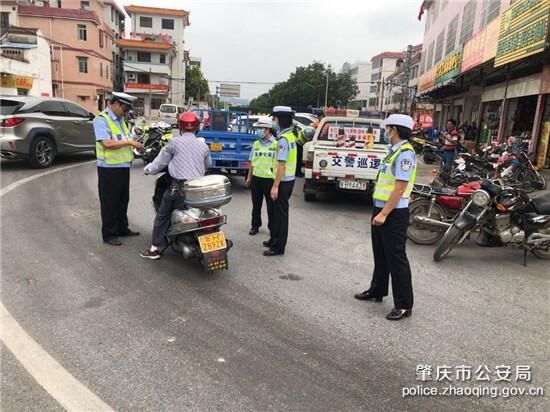 整治|节日不打烊！高要交警常态化整治摩电交通秩序
