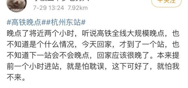  突发|突发！杭州东站高铁大规模晚点？铁路部门回应来了