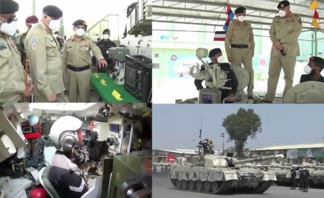  军方|巴基斯坦军方高调展示升级款哈利德坦克，很可惜没能采用中国心