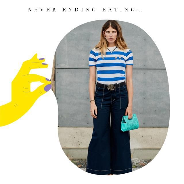  小心|简约不简单，瞧时尚博主的“基础条纹装”穿搭，处处透着小心机