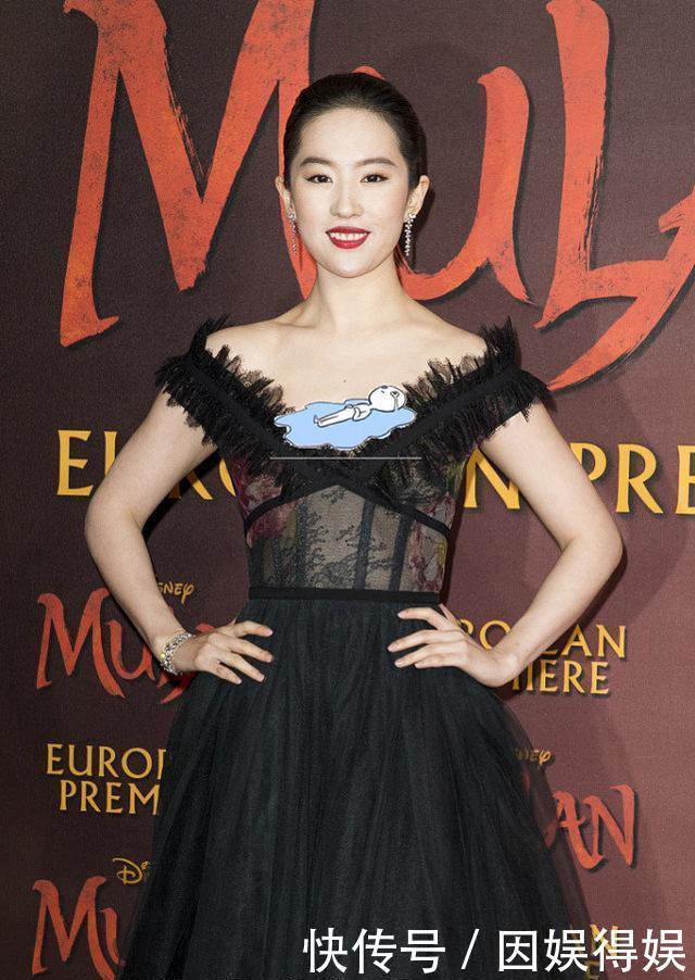  礼服|刘亦菲打扮好贵气，穿一身长款礼服裙，身材纤细真招人喜欢