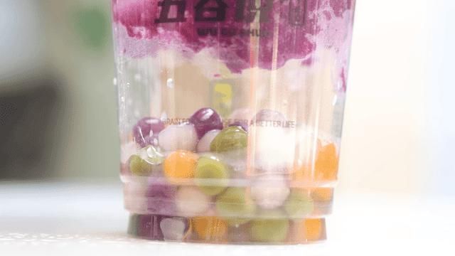 芋圆|芋圆燕麦奶茶,一杯4层楼,学会这3个动作才能喝…