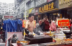GIF|搞笑GIF：臭流氓，你摸什么摸