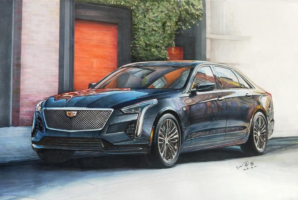  马克笔|汽车手绘半年报告 # 接触车手绘就是从一辆雷凌开始