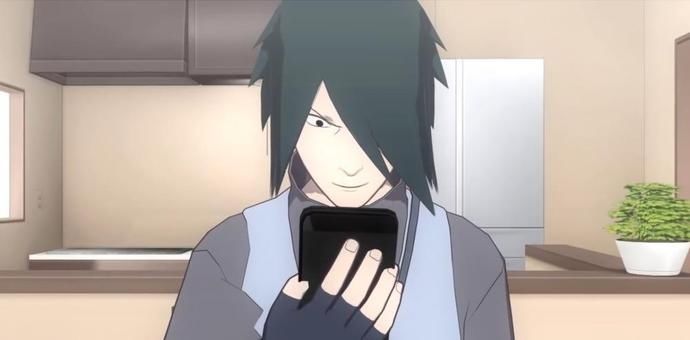 博人|火影小剧场：佐助查看佐良娜手机，屏保是鸣人，看到相册彻底怒了