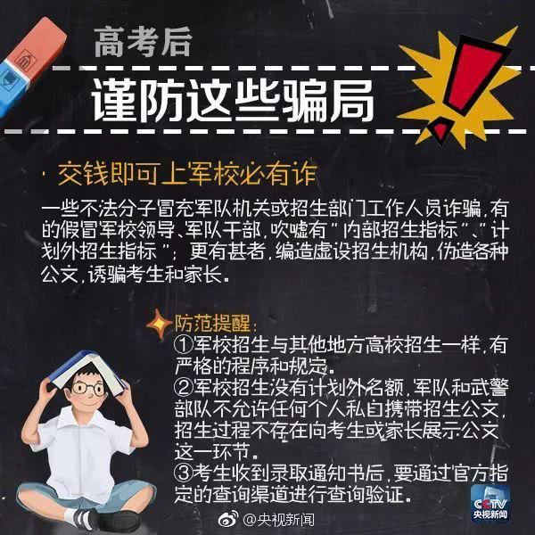 骗局|高考后，同学们要谨防这些骗局！