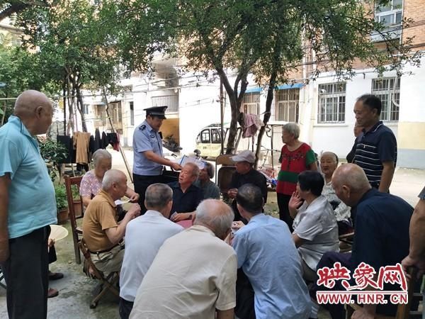 派出所|驻马店市公安局雪松派出所结合百日行动开展预防电信诈骗宣传