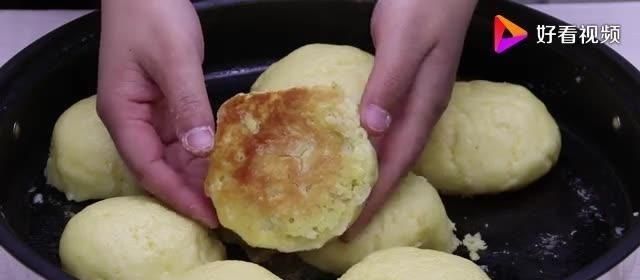  少油|玉米面独家新吃法，不用烫面，不烙饼，少油少盐，一顿1斤不够吃