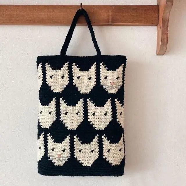  钩针|分享一组提花图解，钩针棒针都可以使用