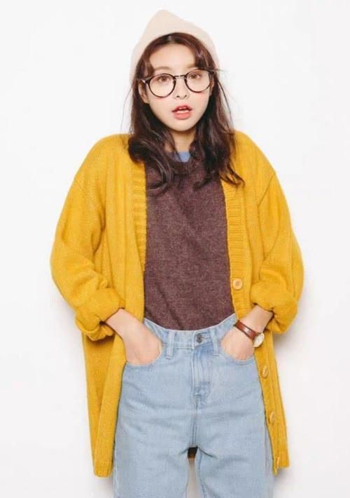 毛衣开衫|适合女神节穿的“奶奶衫”,搭牛仔裤演绎淑女风,穿去约会准没错