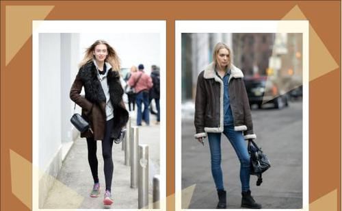 棉袄|大棉袄穿着太老气,一身羊羔绒保暖又时髦,让你气质大提升