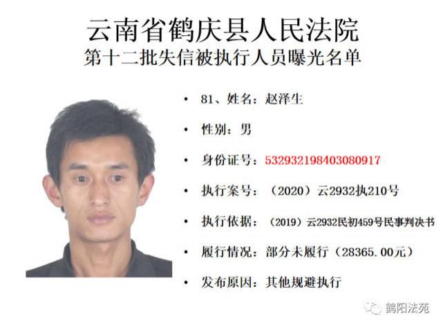 有人|又一批失信被执行人名单曝光,有人仅因为213元钱!