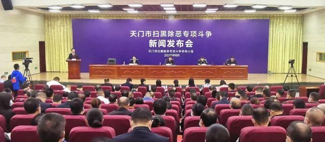 除恶|天门召开扫黑除恶专项斗争新闻发布会