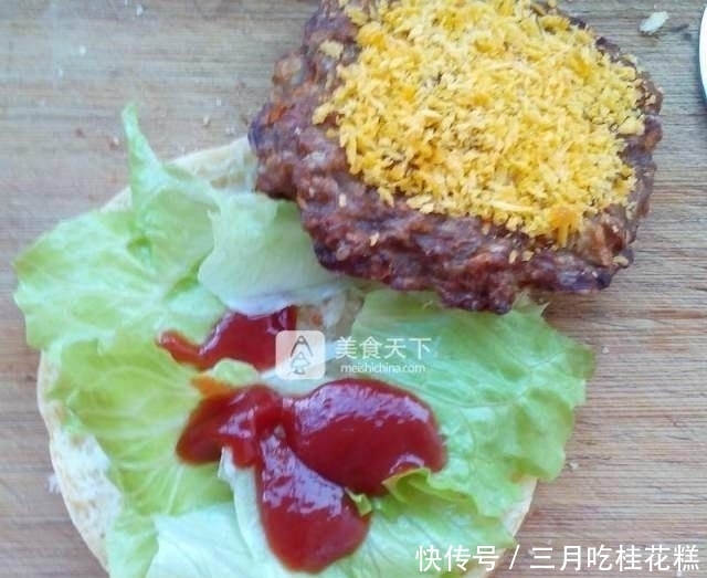 汉堡|双层猪排汉堡,美味可口