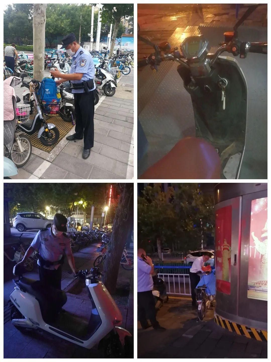 暂时|电车未拔钥匙,粗心!民警暂时保管,暖心!