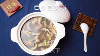  口蘑|口蘑豆腐汤丨汤鲜味美，腐嫩蘑香