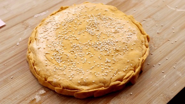  肉夹馍|这种南瓜千层饼，在家就能做，口感独特，馅料丰富，比肉夹馍还香