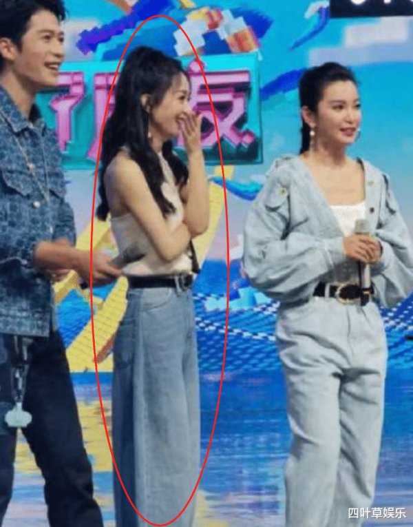  让人喜欢|赵丽颖录制节目生图曝光，状态像小姑娘，我却在留意她的身材