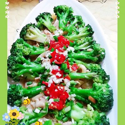  鲜鸡汁|鸡汁西兰花蘑菇火腿丁
