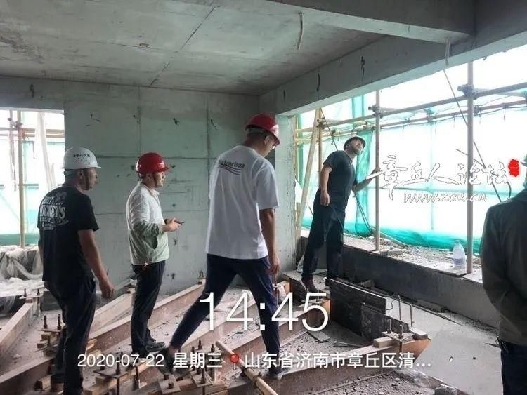 板钢筋绑扎完成|章丘安置房建设最新进展?（7月24日）