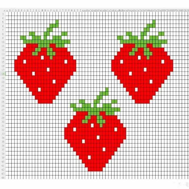  钩针|分享一组提花图解，钩针棒针都可以使用