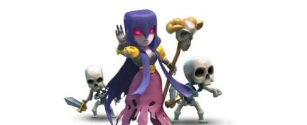  超级|部落冲突：超级女巫可以配合空中兵种掀翻大部分的建筑