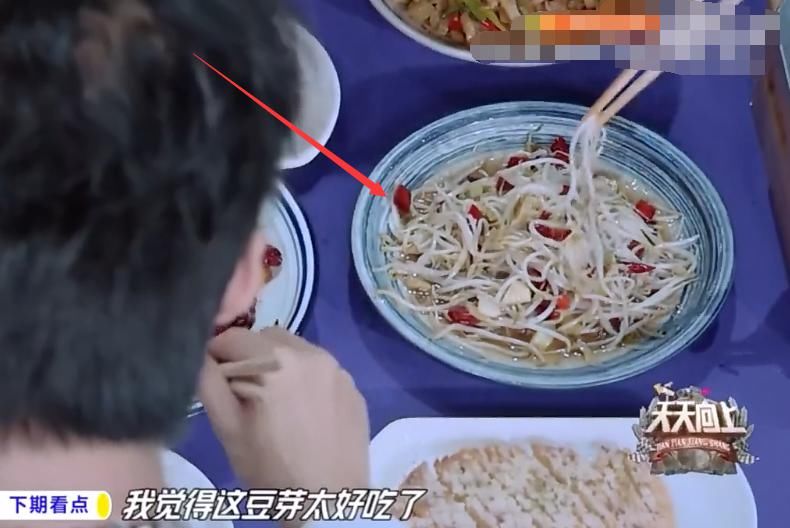  王一博|天天向上：王一博吃半盘豆芽，大张伟提议送大厨进剧组，宠弟实锤