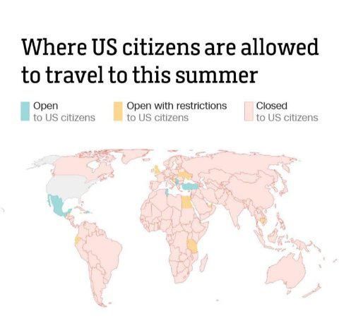  旅行|美政府取消全球旅行警告，美网友“灵魂拷问”：有谁会允许我们入境呢？