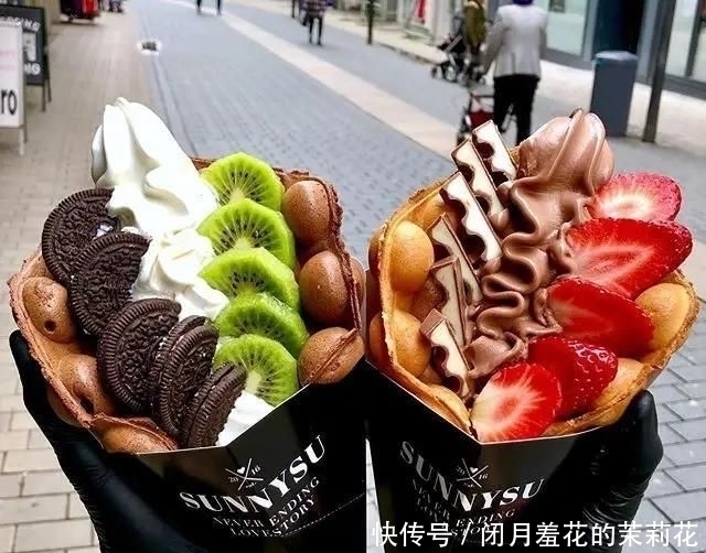 巧克力鸡蛋仔|女友生气怎么哄带她去吃这4种甜品，让她吃完喜笑颜开