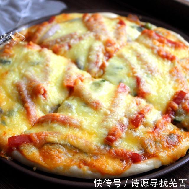 孩子|香菇披萨,孩子超喜欢,简单易做
