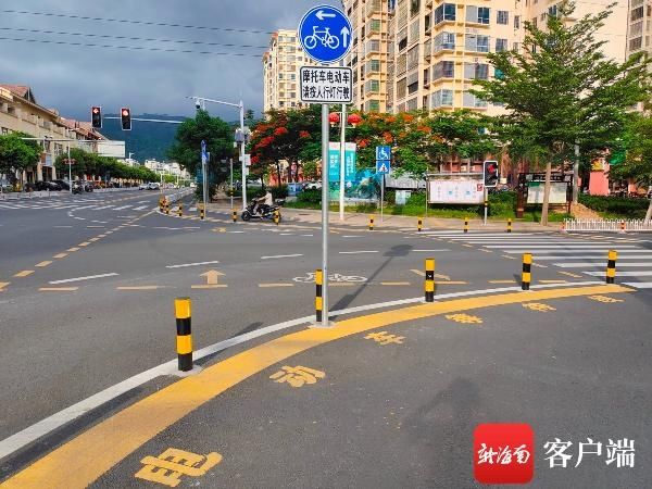 文明|文明出行有“新道”昌江城区这6个路口划定新交通标志线