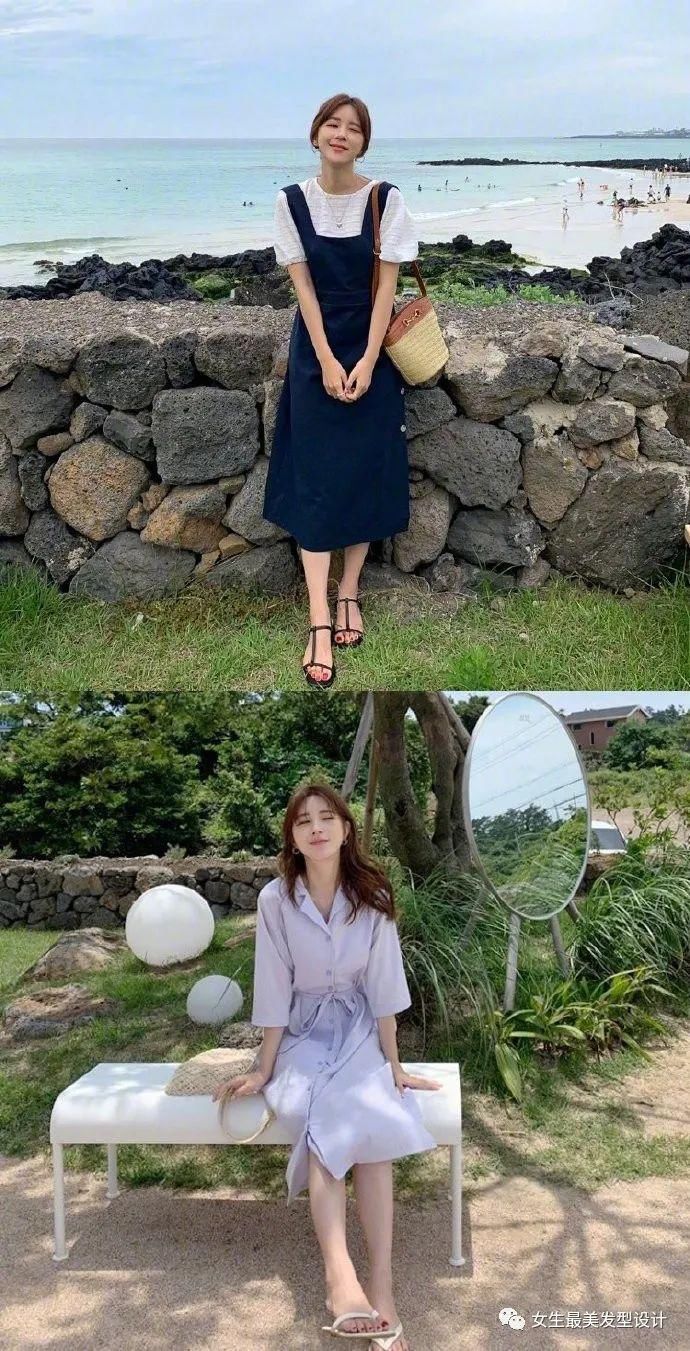  夏日|夏日治愈系穿搭 温柔浅色系的搭配清新甜美。