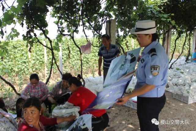 稷山|?稷山交警进葡萄园