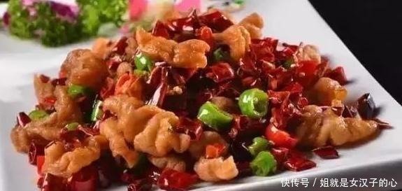 香辣|干煸肥肠,香辣美味,软烂又有嚼劲