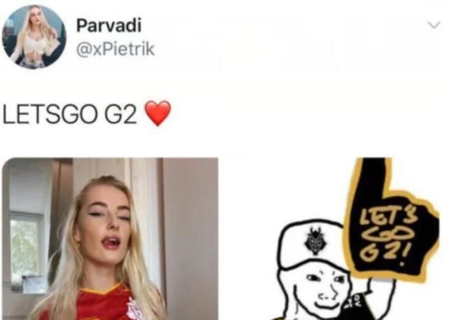 晋级|G2成功晋级半决赛，女网红发大尺度照片，曾答应G2夺冠就拍片
