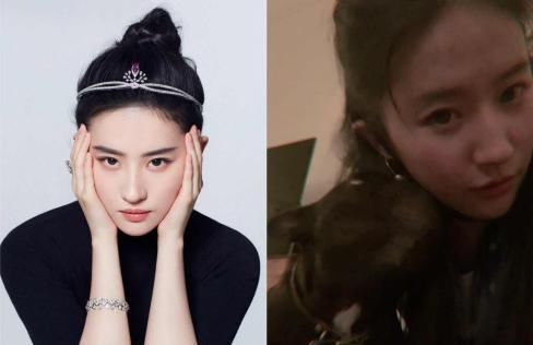  黄晓明|黄晓明《中餐厅》“脱妆”，明星妆前妆后对比，怕是亲妈都不敢认