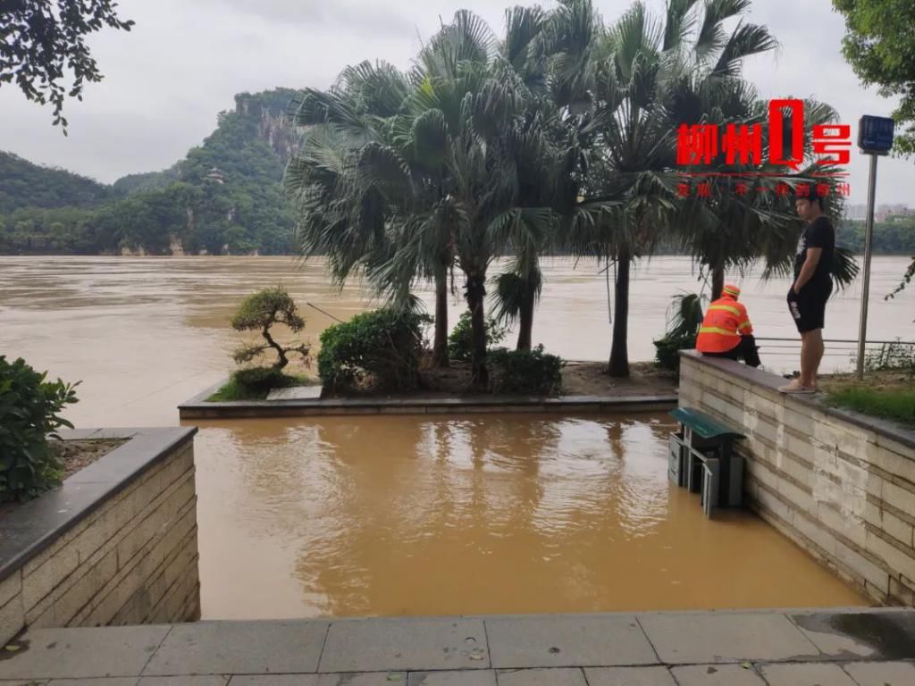  洪水|柳州这些县份遭遇洪水，滴滴打船出动！河水漫上金沙角亲水平台……