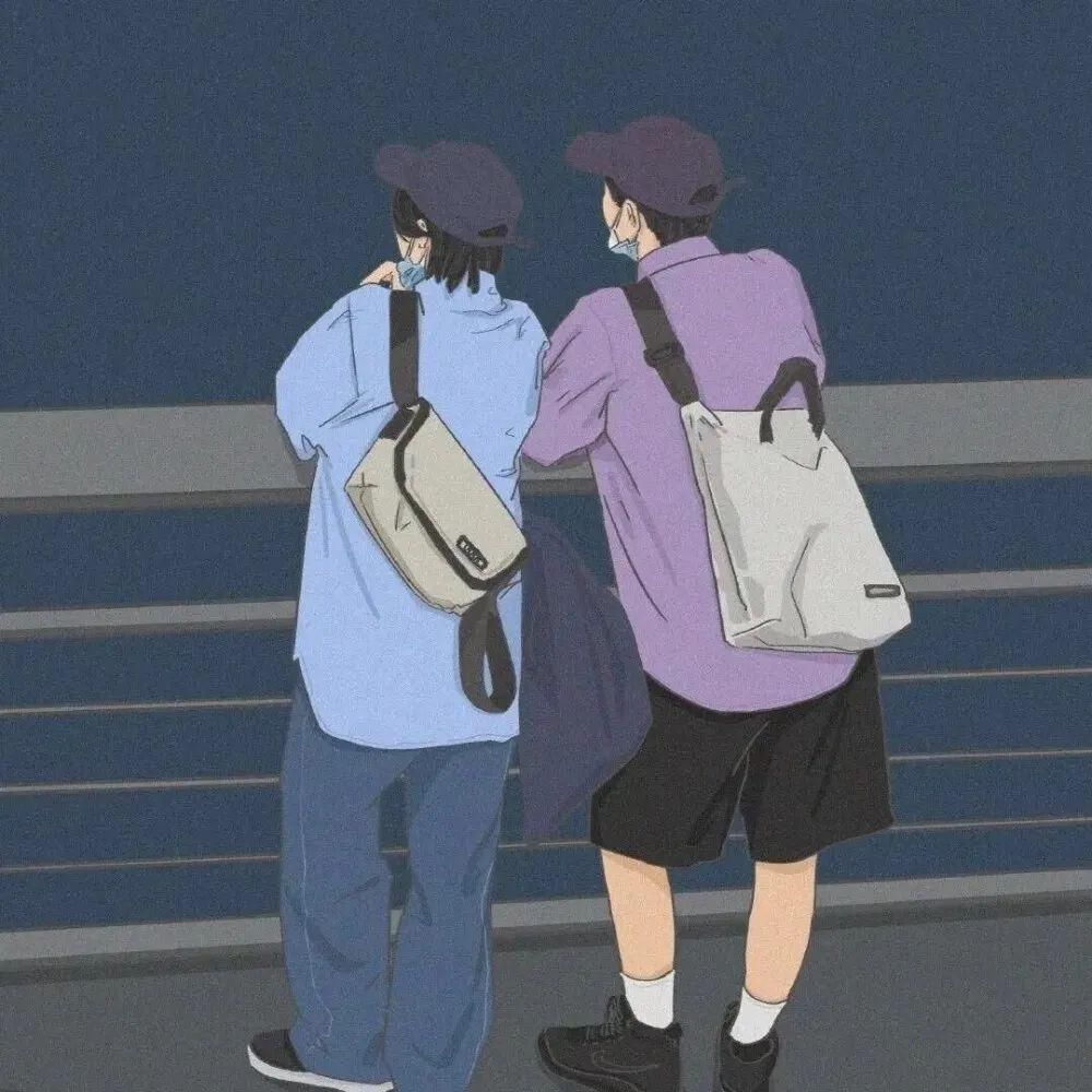  孤独|情侣头像丨你不孤独，你有我