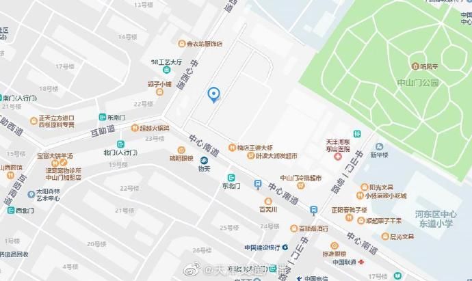  小区|天津 一小区底商起火