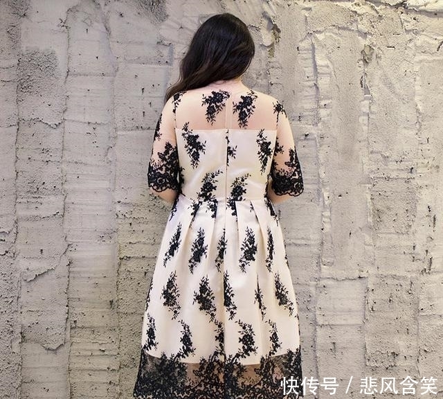 女人味|谁说微胖妹子没有女人味?连衣裙穿对了,照样美翻了