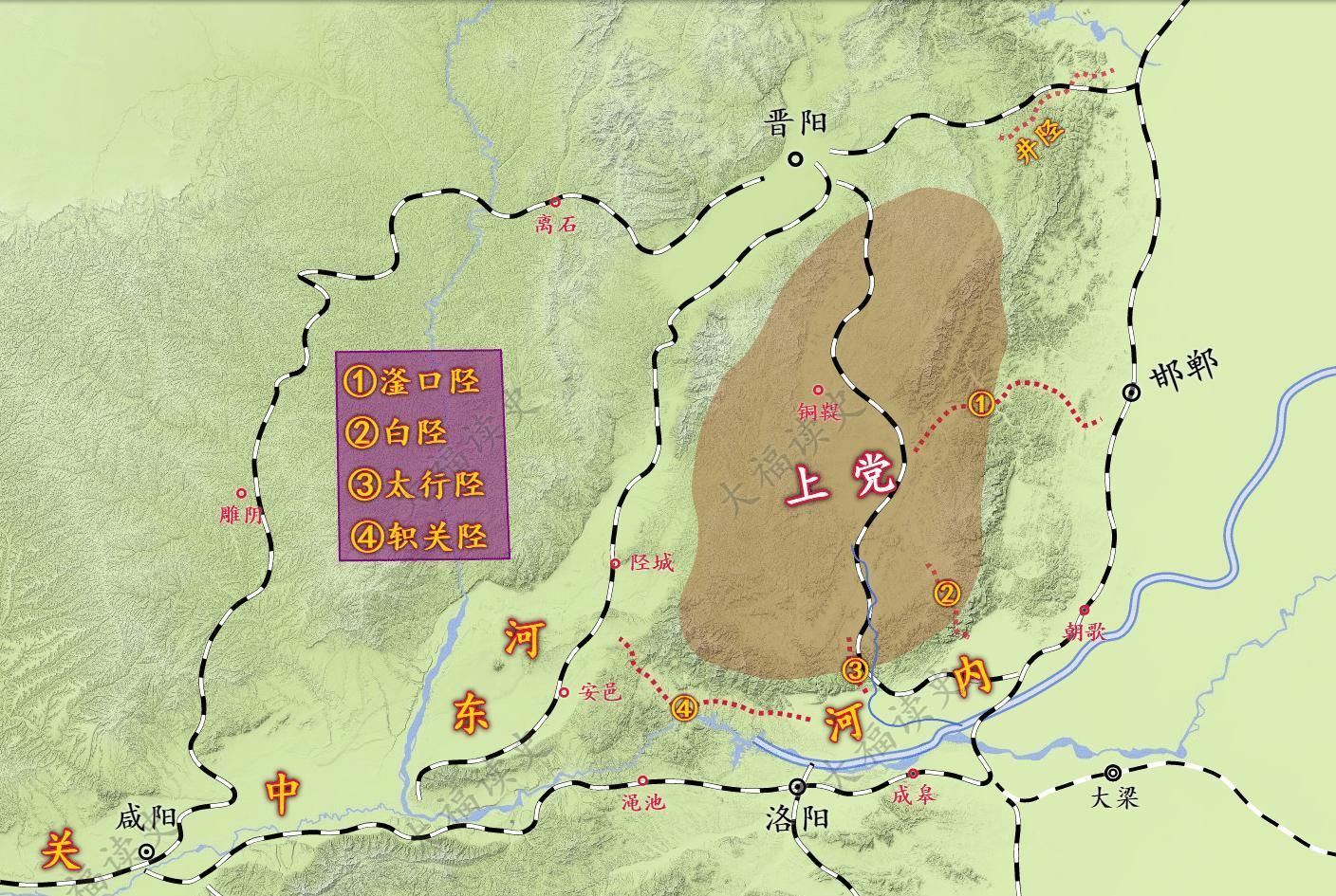 邯郸|11张地形图详解长平之战,看完才知道此战到底有多惨烈!